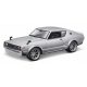  MAISTO NISSAN SKYLINE 2000GT-R KPGC110 SILVER 1:24 ÖSSZESZERELHETŐ ÚJ MODELL