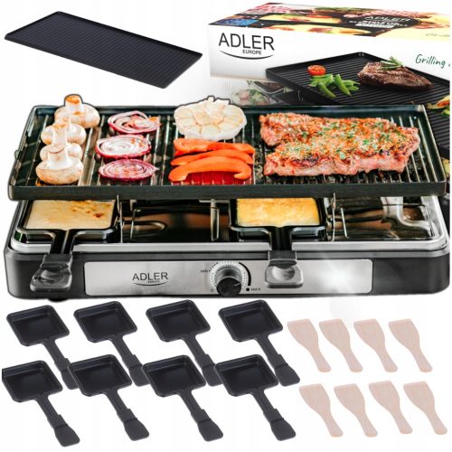  Barbecue, raclette, hagyományos elektromos grill Adler AD6616 fekete 1400 W