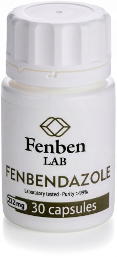 Fenbendazol 222mg Cz. >99% Fenben Lab 30 kap