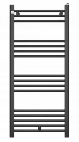 Gránitán vizes fürdőszobai radiátor 461 W 500 x 1100 mm fekete