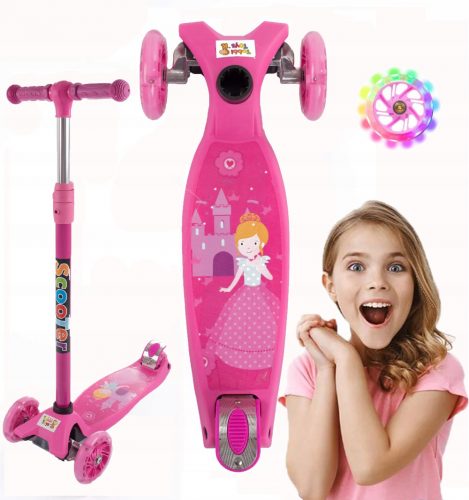  Háromkerekű robogó TOBBI-TOYS TJ 701 A-PINK Pink