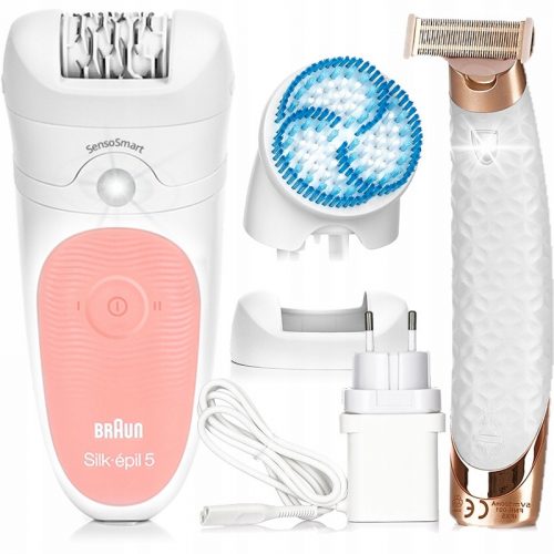  BRAUN DEPILATOR Silk-epil 5 Wet&Dry + SHAR + MASSZÁZS + TRIMER - ExtremePack