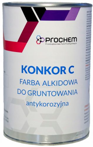 Korróziógátló festék Prochem Konkor C fekete 1 liter