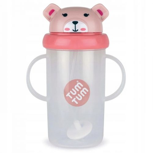  Tum Tum üveg szívószállal gyerekeknek Betsy Bear 300 ml