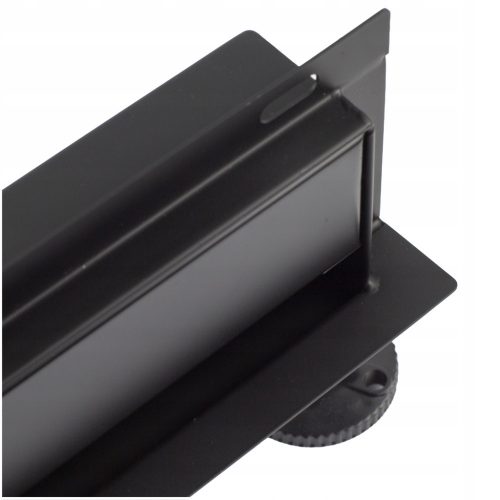 AquaUno Basic Wall Black lineáris lefolyó 90 cm + Ikam tömítőszőnyeg 9280581031