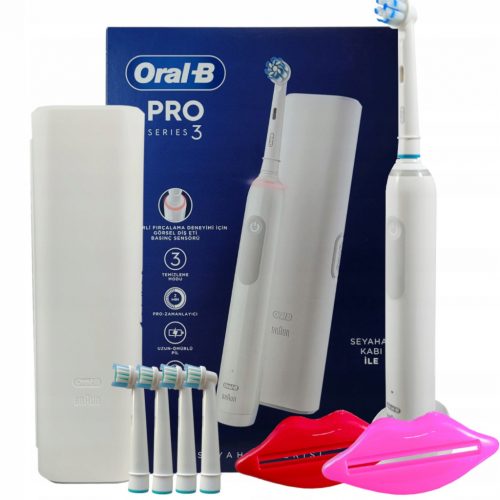  Oral-B 3 3500 elektromos fogkefe, fehér