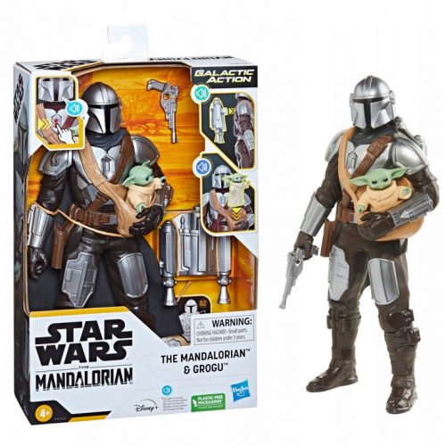  STAR WARS Mandalorian és Grogu Interaktív figurák