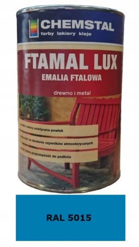 CHEMSTAL FTAMAL LUX PHTAL ZOMÁNC VILÁGOS KÉK RAL 5015 10L