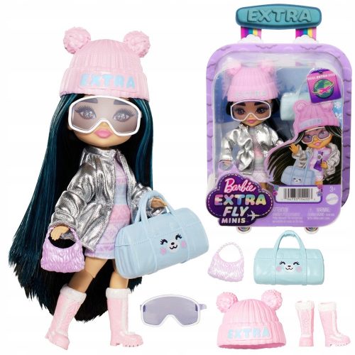  Barbie Extra Fly Mini Winter Doll HPB20