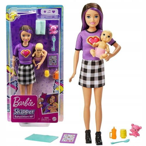  Barbie Skipper Babysitters GRP11 Babysitter Baba és baba