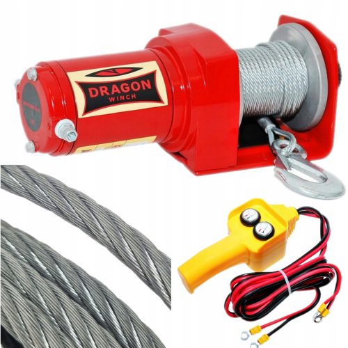 Dragon Winch el DWM 2000 ST csörlő acélkötéllel