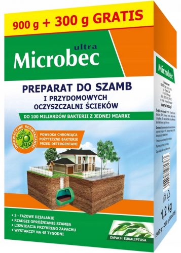  Microbec por szeptikus tartályokhoz, 1,2 kg