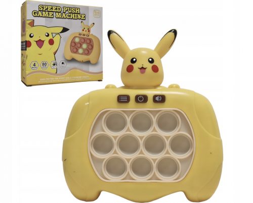  POP IT POPIT PIKACHU BUBBLES JÁTÉK ELEKTROMOS ANTI-STRESS ÁRKÁDOS ÜZEMMÓD