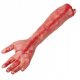  Mesterséges HAND for HALLOWEEN horror BLOOD 45 cm