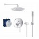 Grohe Essence rejtett kád és zuhany csaptelep, króm + 5 egyéb termék