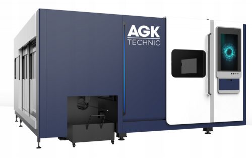 Fiber Laser AGK 3015 BHT 3000W 3kW lézervágó gép fémlemezekhez és csövekhez