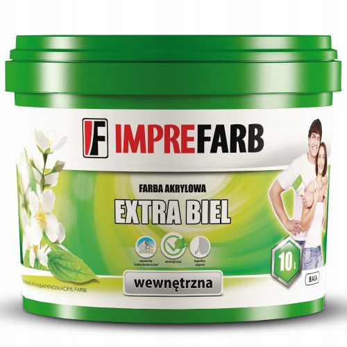 Imprefarb latex falfesték 10 l FEHÉR