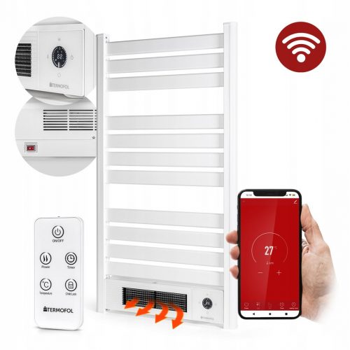  FEHÉR ELEKTROMOS FÜRDŐSZOBA RADIATOR létrafűtéssel 2000W + WIFI