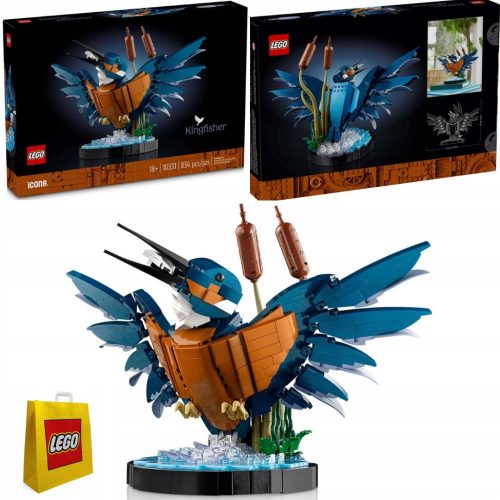  LEGO ICONS 10331 Kingfisher + VP papírtáska LEGO 6315794 nagy