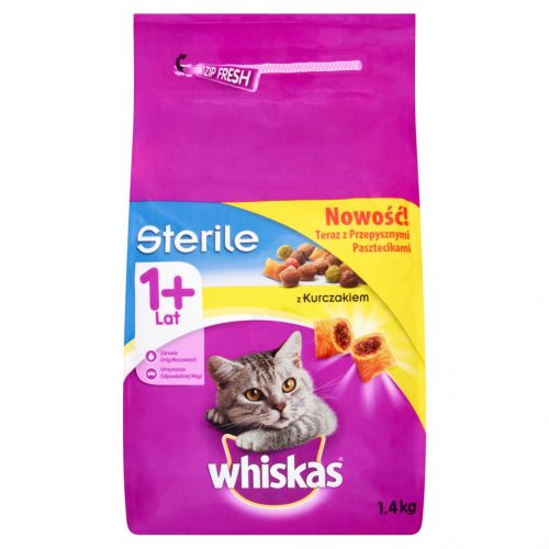  Whiskas szárazeledel csirke 1,4 kg