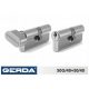 GERDA LOCK23 zárbetét 50G/40+50/40 SATIN