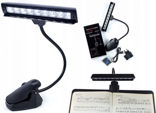  9 LED-ES ASZTALI LED LÁMPA + USB KÁBEL + TÁPELLÁTÁS