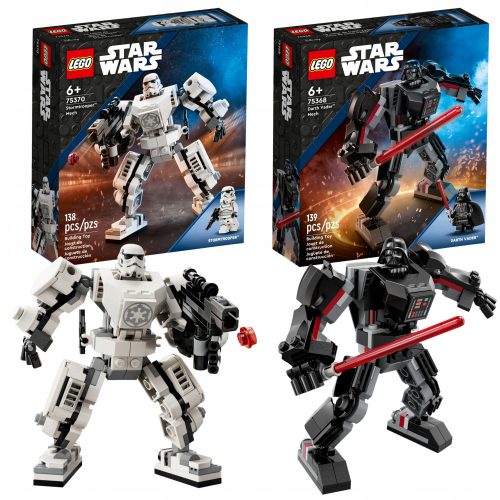  Lego STAR WARS 75368 Darth Vader gépe + LEGO Star Wars 75370 rohamosztagos gép