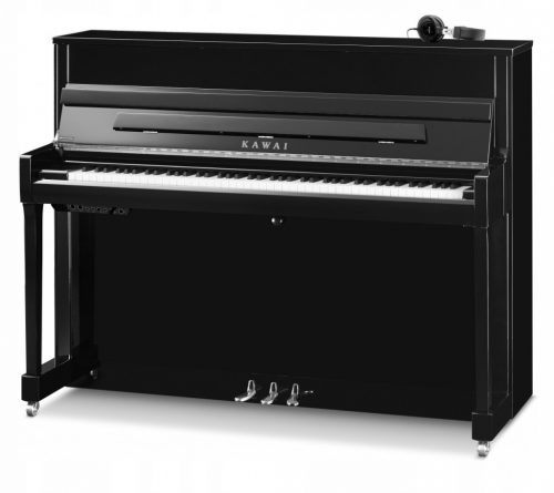  Kawai K 200 zongora, fényes fekete + króm + ATX4 rendszer