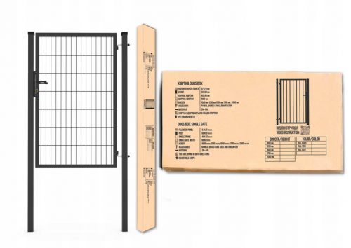  DUOS BOX METFENCE WICKET 1700X900, RAL 7016 SZÍN