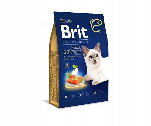  BRIT Dry Premium Adult táp lazaccal 8kg