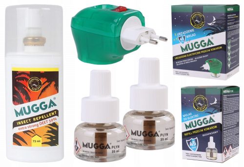  KPL MUGGA Electro + patron + patron 35 ml + DEET 50 spray