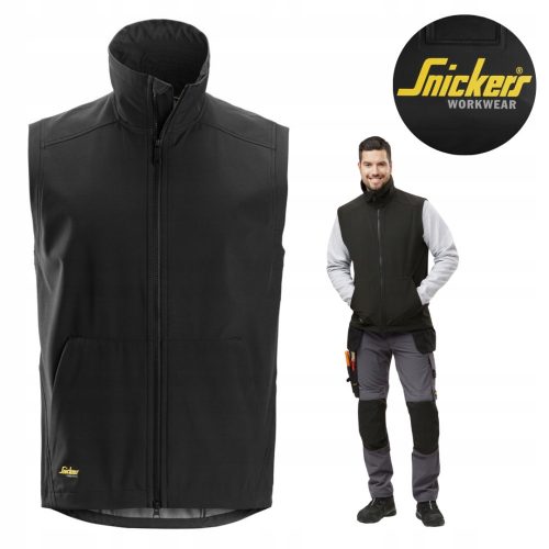 Softshell mellény AllroundWork Snickers 4505 fekete XXXL méret