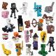  Mini BLOKKOK MINECRAFT PEOPLE FIGURINES 24 db + TARTOZÉKOK