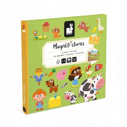  Magneti'stories 3+ farm mágneses puzzle JANOD