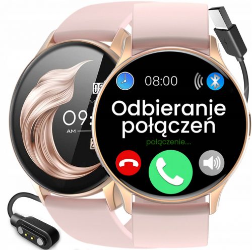  Női karóra SMARTWATCH Rubicon rózsaszín 466x466 BT CALLS SAJÁT TÁRCSÁK