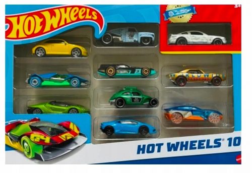  HOT WHEELS 10PAK Toy Cars Járműkészlet 10db 54886