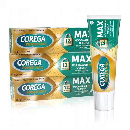  Corega Power Max 40 g ragasztó krém fogsorhoz, menta