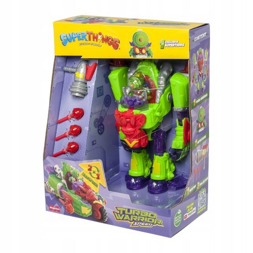  Magic Box Toys Superthings Turbo Warrior Speed + Pouch Magic Box Super Zings Things sorozat 8