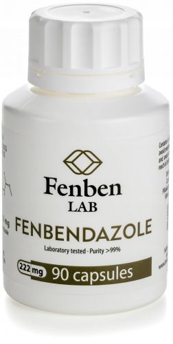 Fenbendazol 222mg Cz. >99,9% Fenben Lab 90 kap