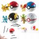  4 DB POKEMON GO POKEBALL ÁTALAKÍTÓ JÁTÉK FIGURA SZETT