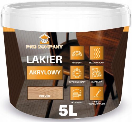 Pro Company Akril lakk fára 5L Gloss