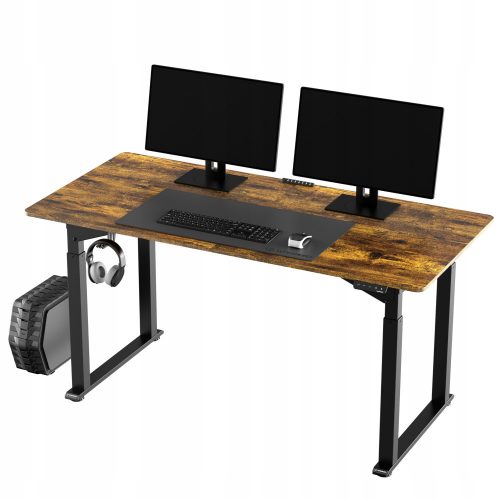  Négyszögletes íróasztal Ultradesk 160 x 75 x 116 cm fekete