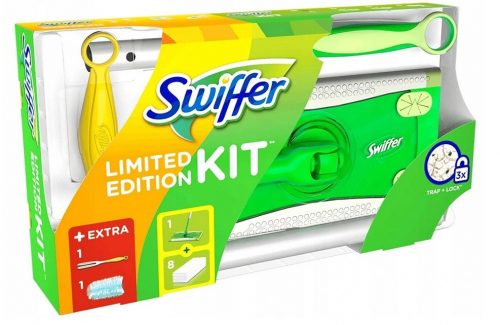 Swiffer tisztítókészlet felmosó + törlőkendők + porszívó