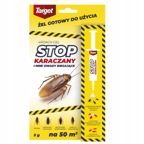  Folyadék csótányok, hangyák, poloskák, ezüsthal ellen Target 0,09 kg 5 ml