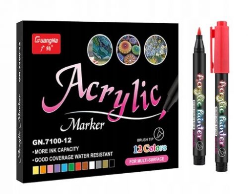  Marker Marker ACRYLIC marker 12 db (C025)