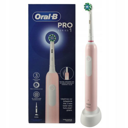  Oral-B Pro 1 Pink Cross Action forgó elektromos fogkefe