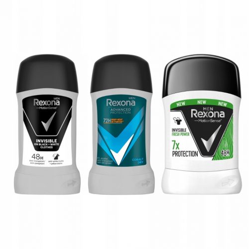  Rexona Men Invisible fekete + fehér izzadásgátló