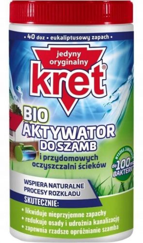  Kret BIO aktivátor por szeptikus tartályokhoz, 1 kg