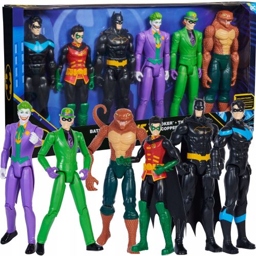  DC Comics, Batman 6 csomag | Batman, Robin, Nightwing, The Joker, The Riddler