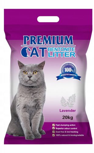  Prémium Cat Clumping Bentonite Litter - Kávé macskáknak 20kg